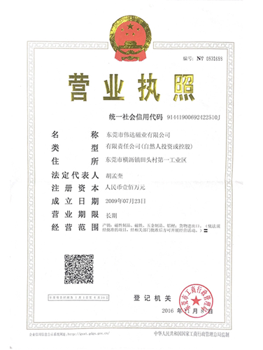Business License (Original)